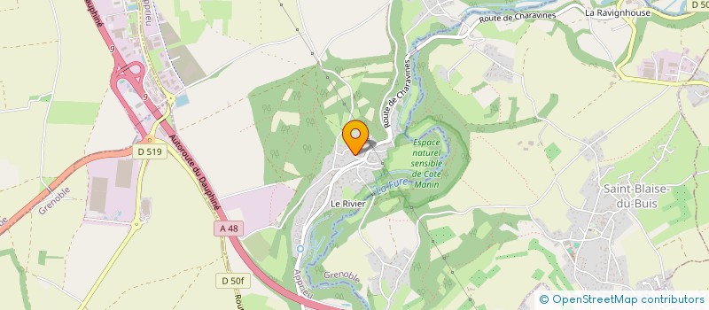 localisation de l'entreprise MONSIEUR PASCAL FLAMANT  APPRIEU