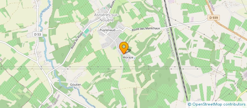 localisation de l'entreprise MONSIEUR PASCAL FLANDRAIS  ASNIERES-SUR-NOUERE