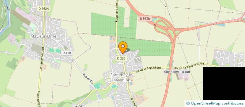 localisation de l'entreprise MONSIEUR PASCAL FLEURY  FONTENAY-LE-MARMION