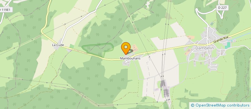 localisation de l'entreprise MONSIEUR PASCAL FLEURY  DAMBELIN