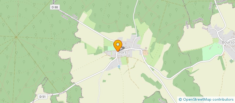 localisation de l'entreprise MONSIEUR PASCAL FOLLEAT  IVORS