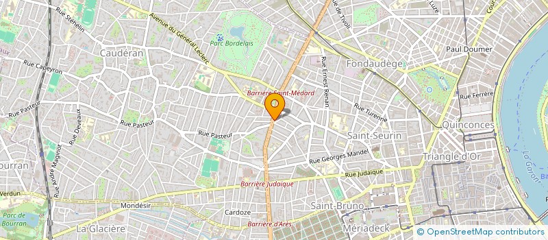 localisation de l'entreprise MONSIEUR PASCAL FONT à BORDEAUX