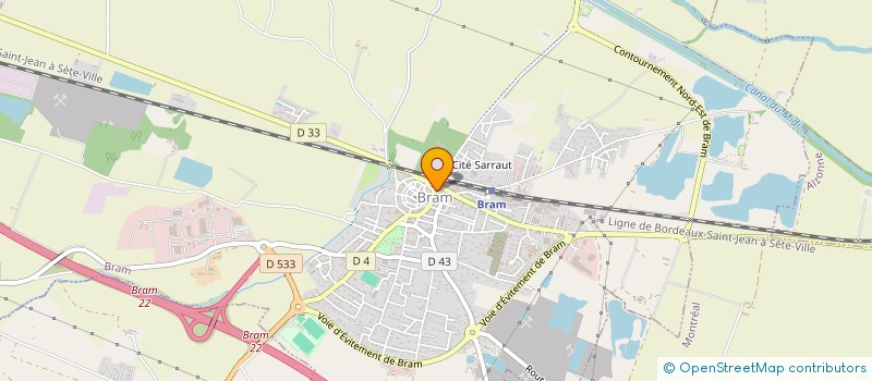 localisation de l'entreprise MONSIEUR PASCAL FONT  BRAM