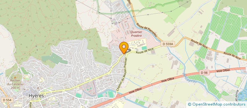 localisation de l'entreprise MONSIEUR PASCAL FONTAINE à HYERES