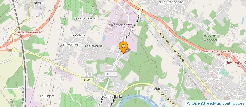 localisation de l'entreprise MONSIEUR PASCAL FONTENEAU à FLEAC