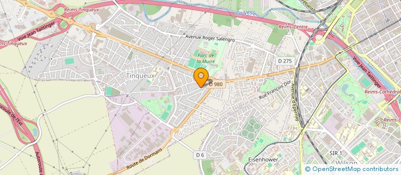 localisation de l'entreprise MONSIEUR PASCAL FORTUNE  TINQUEUX