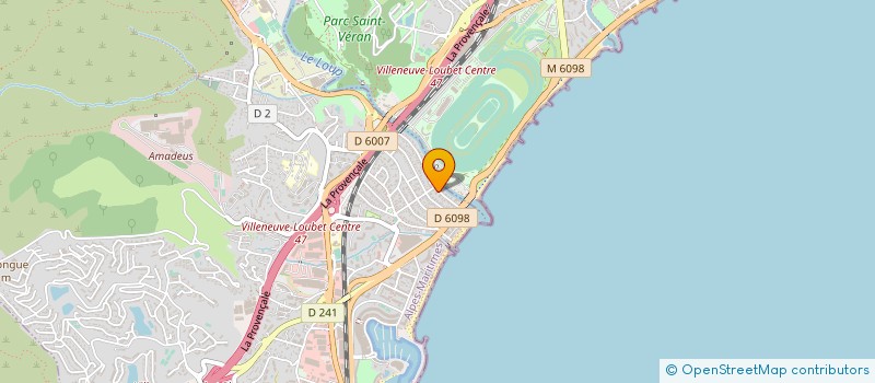 localisation de l'entreprise MONSIEUR PASCAL FOTI à VILLENEUVE-LOUBET