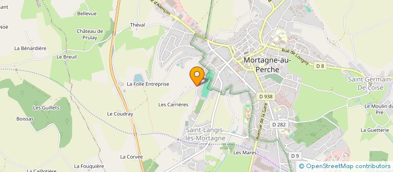 localisation de l'entreprise MONSIEUR PASCAL FOUBERT à SAINT-LANGIS-LES-MORTAGNE