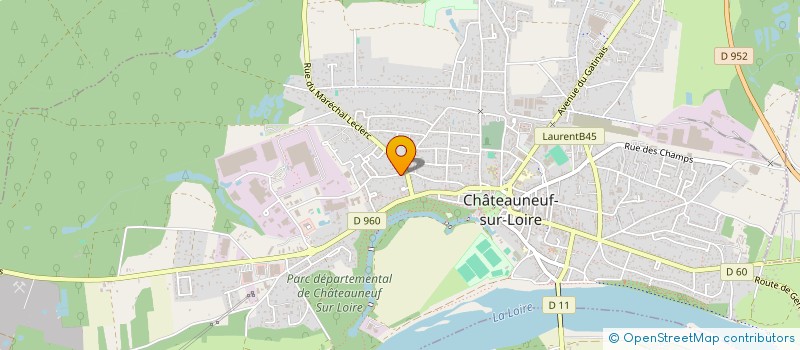 localisation de l'entreprise MONSIEUR PASCAL FOUCAULT à CHATEAUNEUF-SUR-LOIRE