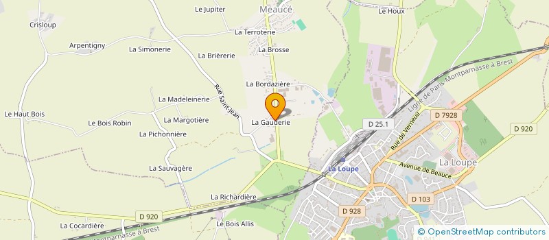 localisation de l'entreprise MONSIEUR PASCAL FOUCAULT  MEAUCE