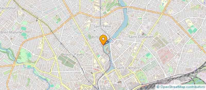 localisation de l'entreprise MONSIEUR PASCAL FOUCHAULT à NANTES