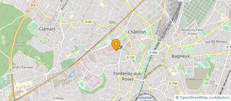 localisation de l'entreprise MONSIEUR PASCAL FOUCHER à CHATILLON