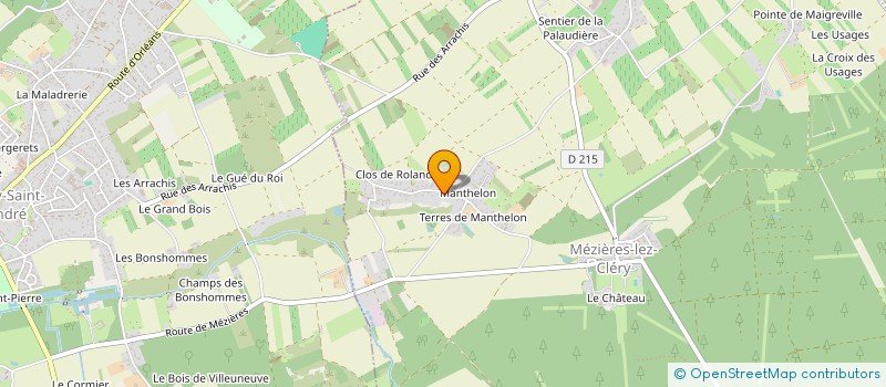localisation de l'entreprise MONSIEUR PASCAL FOULON à MEZIERES-LEZ-CLERY