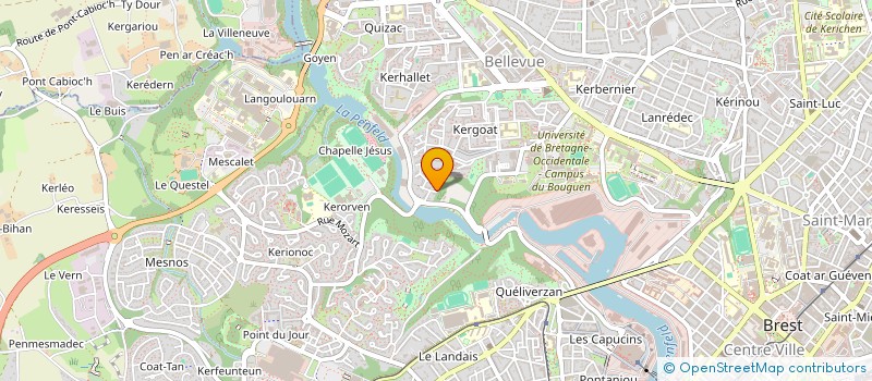 localisation de l'entreprise MONSIEUR PASCAL FOUQUERAY à BREST