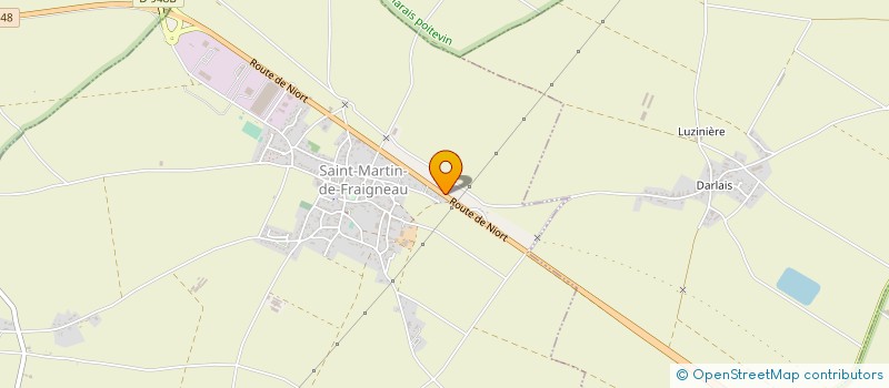 localisation de l'entreprise MONSIEUR PASCAL FOUQUET  SAINT-MARTIN-DE-FRAIGNEAU