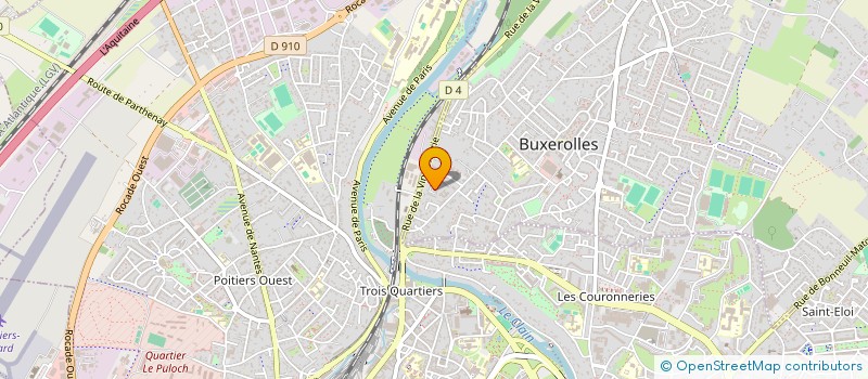 localisation de l'entreprise MONSIEUR PASCAL FOUQUET  BUXEROLLES