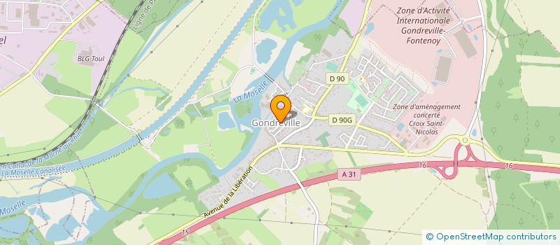 localisation de l'entreprise MONSIEUR PASCAL FOURNEAU  GONDREVILLE