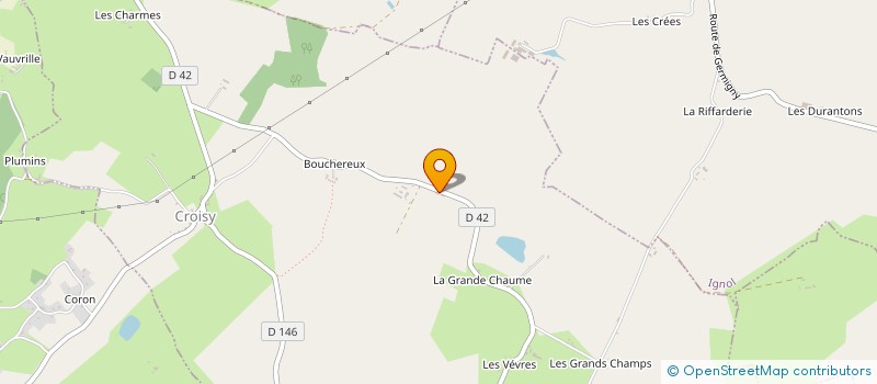 localisation de l'entreprise MONSIEUR PASCAL FOURNIER  CROISY