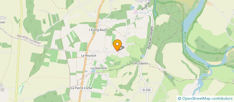 localisation de l'entreprise MONSIEUR PASCAL FOVEAU à MONETAY-SUR-ALLIER