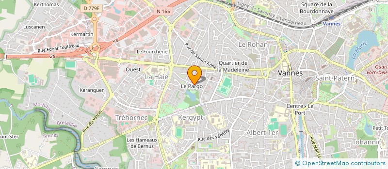 localisation de l'entreprise MONSIEUR PASCAL FRAISSEIX à VANNES