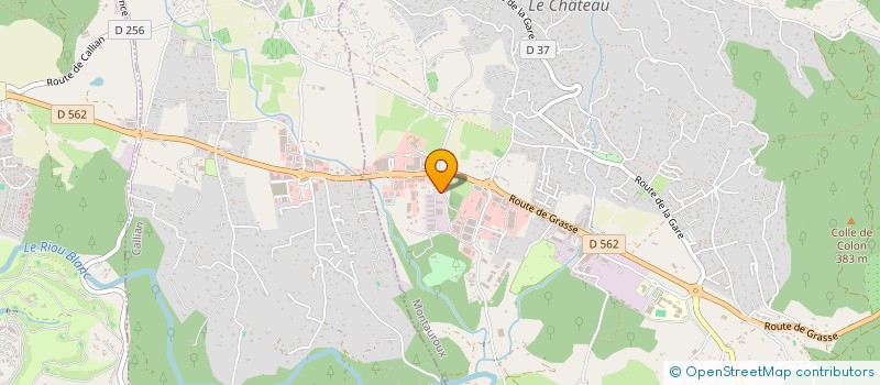 localisation de l'entreprise MONSIEUR PASCAL FRANCHINO  MONTAUROUX