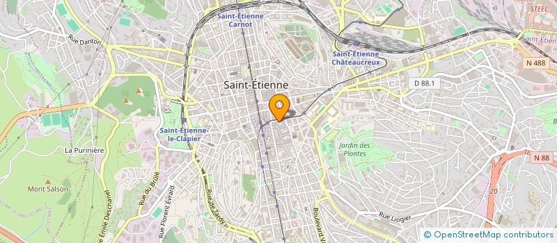 localisation de l'entreprise MONSIEUR PASCAL FRANCOIS à SAINT-ETIENNE