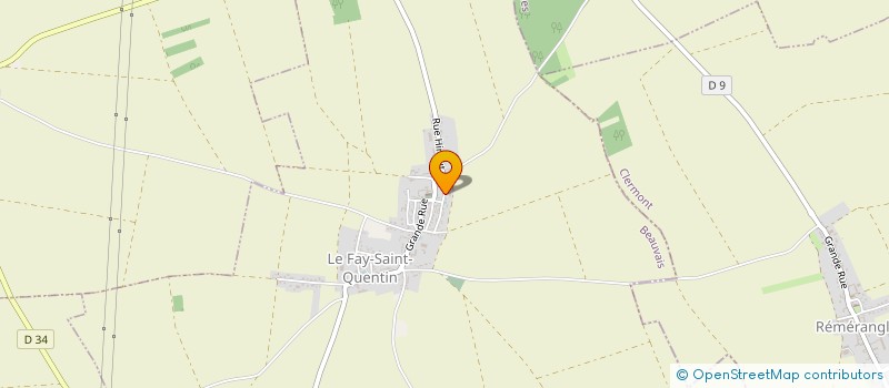 localisation de l'entreprise MONSIEUR PASCAL FRANCOIS  LE FAY-SAINT-QUENTIN