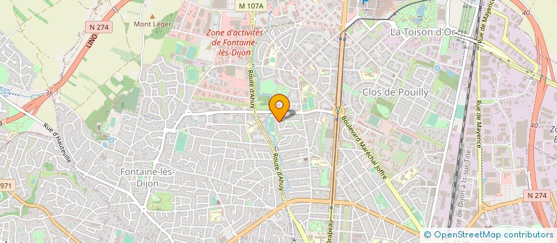 localisation de l'entreprise MONSIEUR PASCAL FRANCONI  DIJON