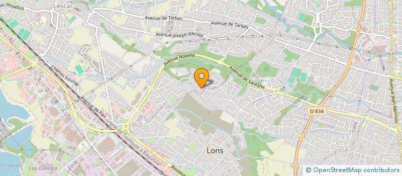 localisation de l'entreprise MONSIEUR PASCAL FRANCOUT à LESCAR