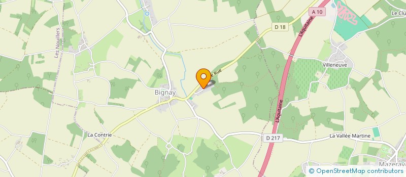 localisation de l'entreprise MONSIEUR PASCAL FRAUDEAU-GEORGES  BIGNAY