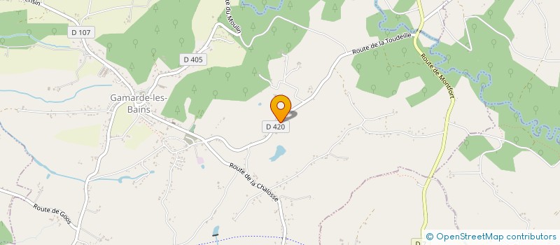 localisation de l'entreprise MONSIEUR PASCAL FRAYSSE  GAMARDE-LES-BAINS