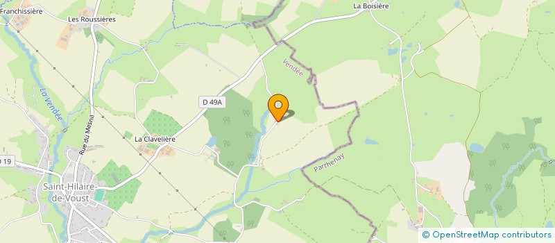 localisation de l'entreprise MONSIEUR PASCAL FREMANTEAU  SAINT-HILAIRE-DE-VOUST