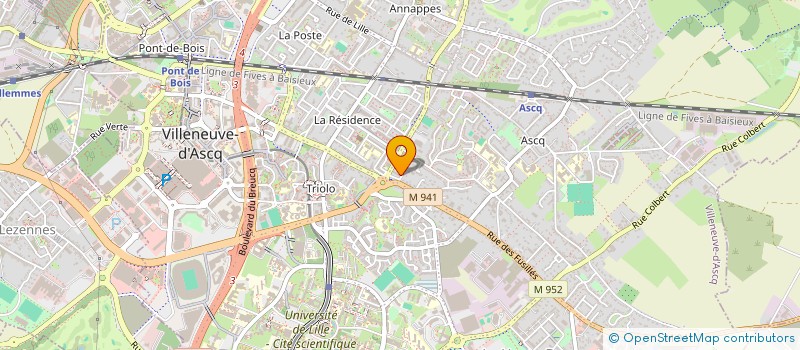 localisation de l'entreprise MONSIEUR PASCAL FREMAUX à VILLENEUVE-D'ASCQ