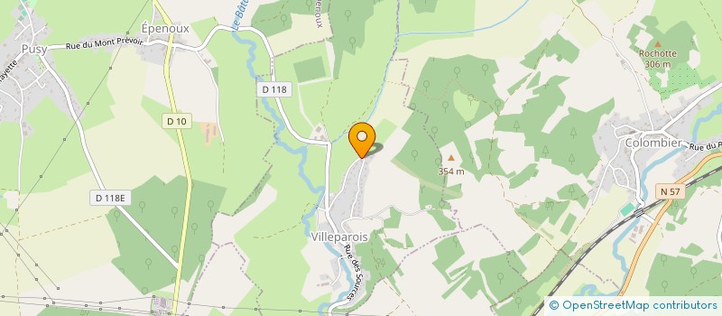 localisation de l'entreprise MONSIEUR PASCAL FRERE  VILLEPAROIS