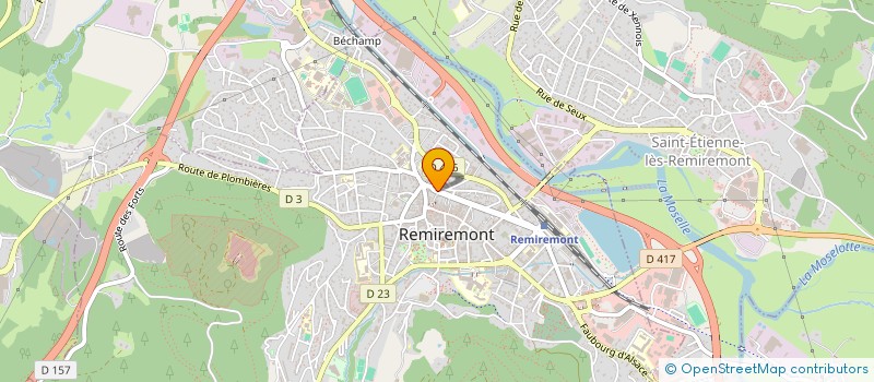 localisation de l'entreprise MONSIEUR PASCAL FRESSE à REMIREMONT