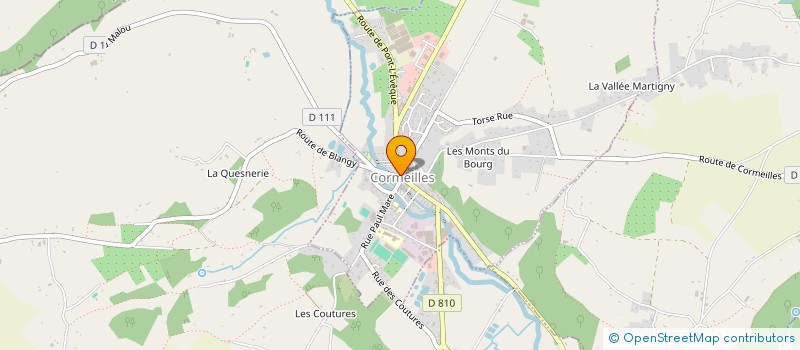 localisation de l'entreprise MONSIEUR PASCAL FRICHE à CORMEILLES