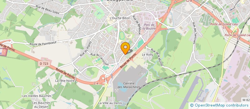 localisation de l'entreprise MONSIEUR PASCAL FRIGAULT à BOUGUENAIS
