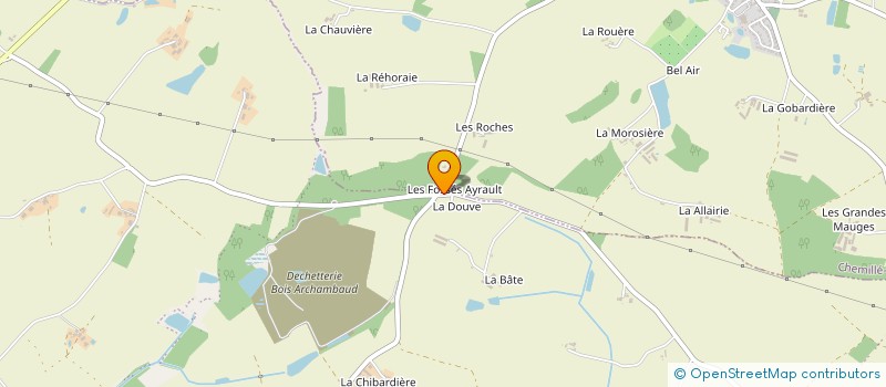 localisation de l'entreprise MONSIEUR PASCAL FROGER à CHEMILLE-EN-ANJOU