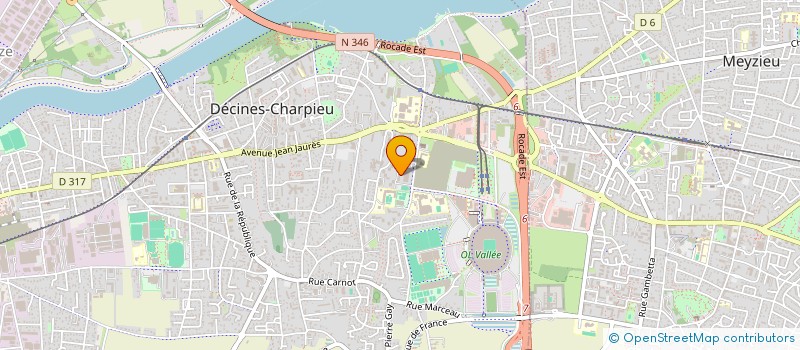 localisation de l'entreprise MONSIEUR PASCAL FRONTI  DECINES-CHARPIEU