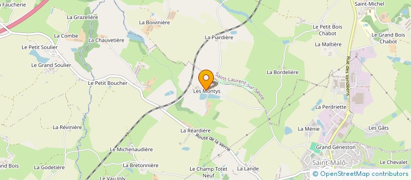 localisation de l'entreprise MONSIEUR PASCAL FRUCHET à SAINT-MALO-DU-BOIS