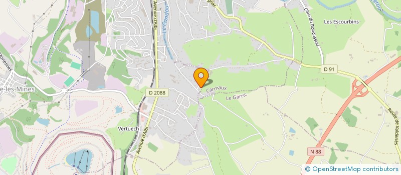 localisation de l'entreprise MONSIEUR PASCAL GABEN  BLAYE-LES-MINES