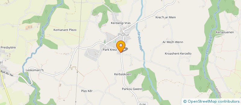 localisation de l'entreprise MONSIEUR PASCAL GADBOIS  PLUFUR