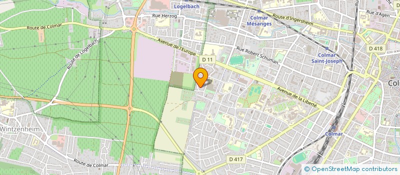 localisation de l'entreprise MONSIEUR PASCAL GAERTNER  COLMAR