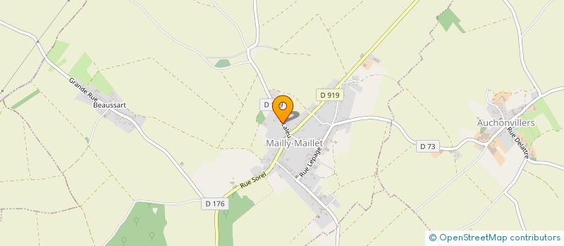 localisation de l'entreprise MONSIEUR PASCAL GAFFE  MAILLY-MAILLET