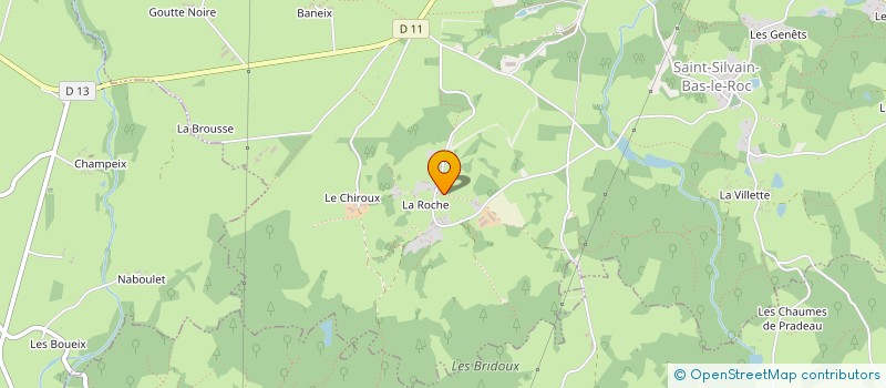 localisation de l'entreprise MONSIEUR PASCAL GAGNEPAIN  SAINT-SILVAIN-BAS-LE-ROC