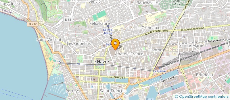 localisation de l'entreprise MONSIEUR PASCAL GAILLARD à LE HAVRE