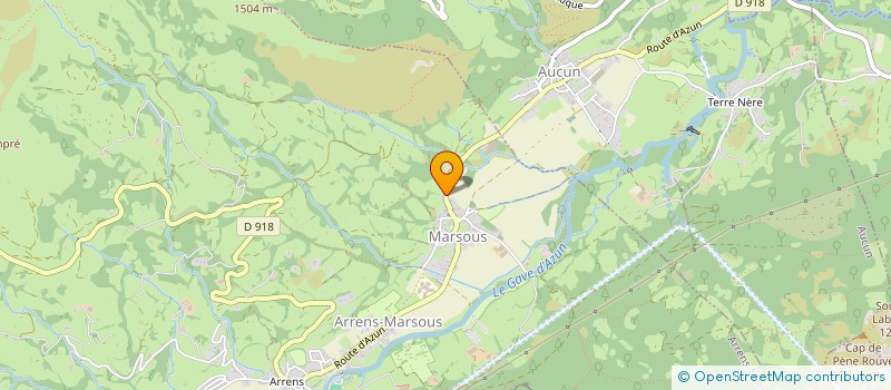 localisation de l'entreprise MONSIEUR PASCAL GAINZA  ARRENS-MARSOUS