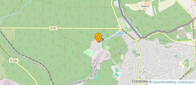 localisation de l'entreprise MONSIEUR PASCAL GAJDA  CREUTZWALD