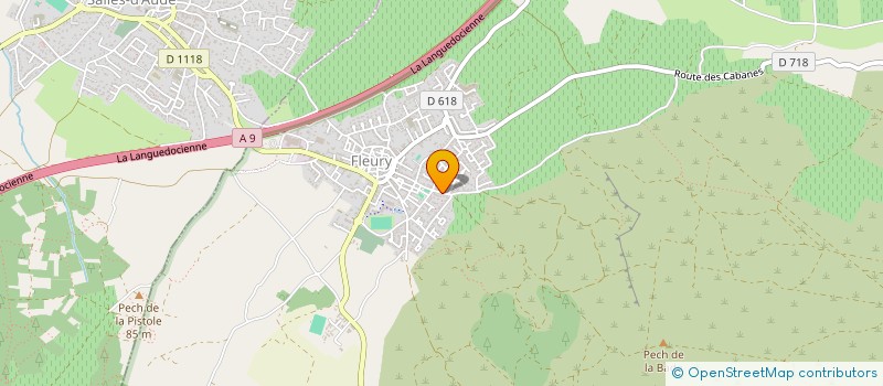 localisation de l'entreprise MONSIEUR PASCAL GALIBERT  FLEURY