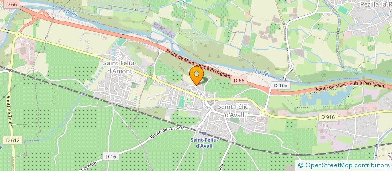 localisation de l'entreprise MONSIEUR PASCAL GALIBERT  SAINT-FELIU-D'AVALL